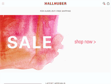 Tablet Screenshot of hallhuber.com